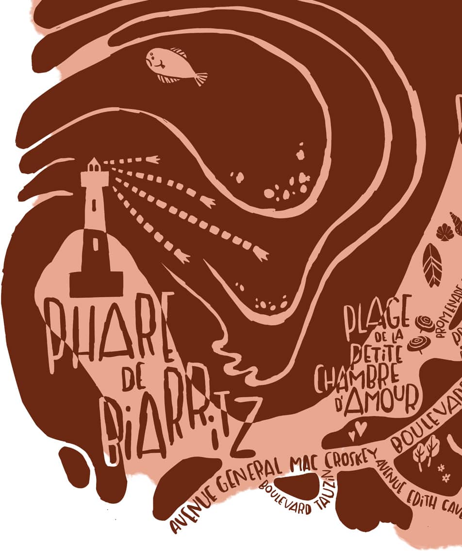 Poster d'Anglet par Tokiko