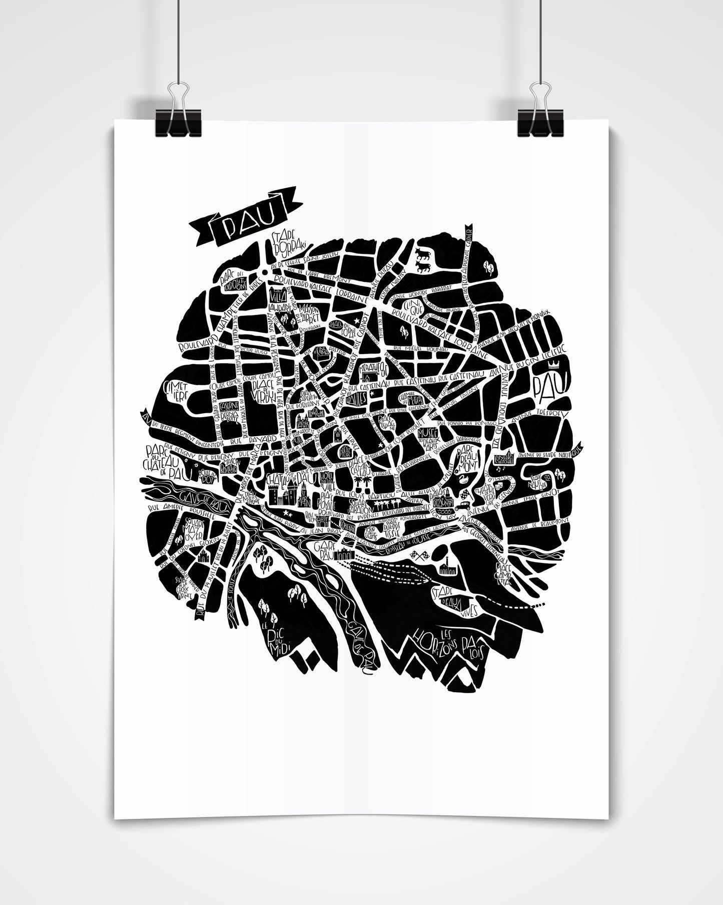 Custom color poster