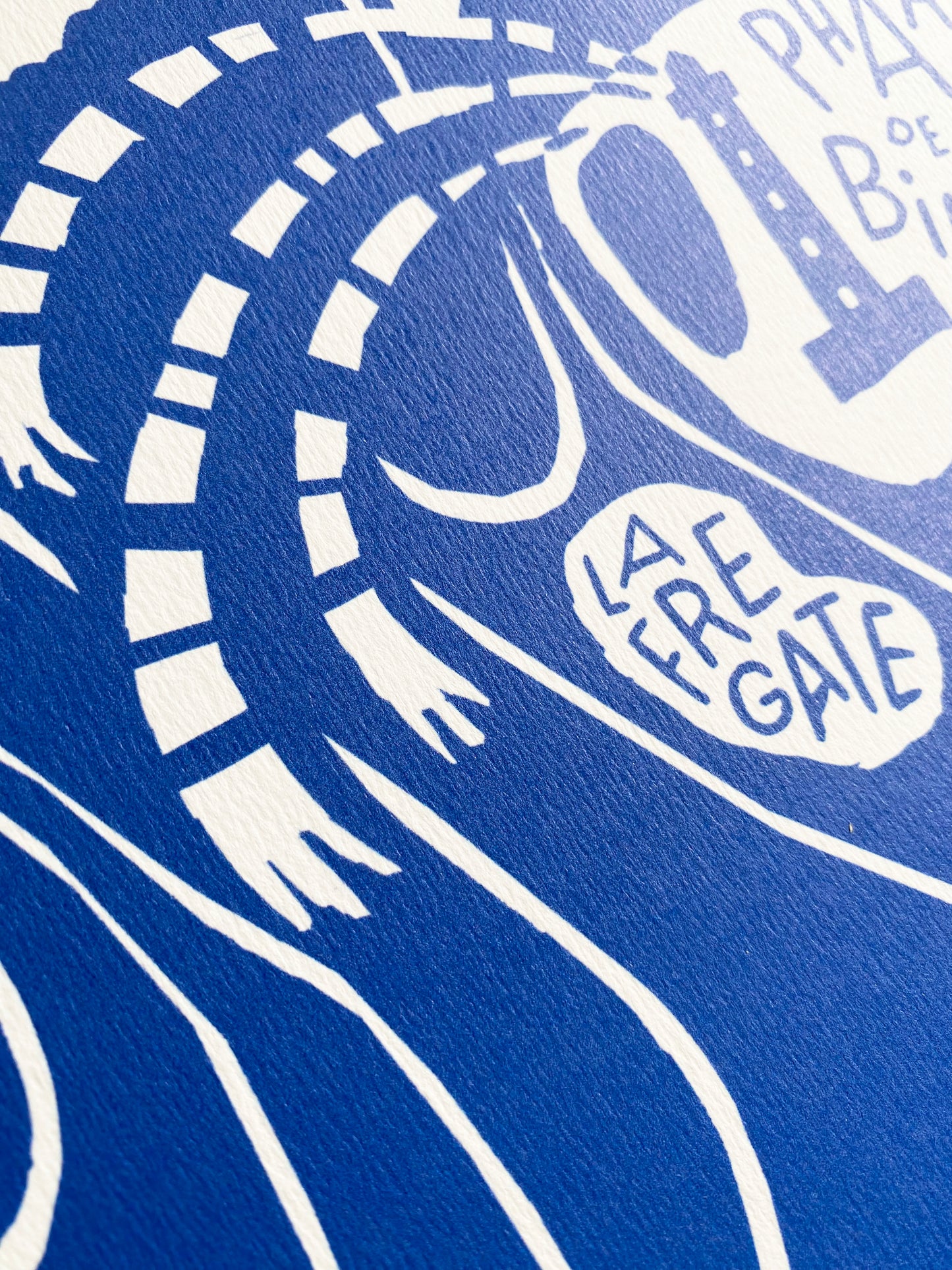 POSTER XL "Biarritz bleu"