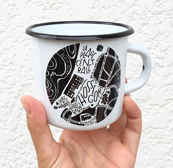 mug émaillé Hossegor