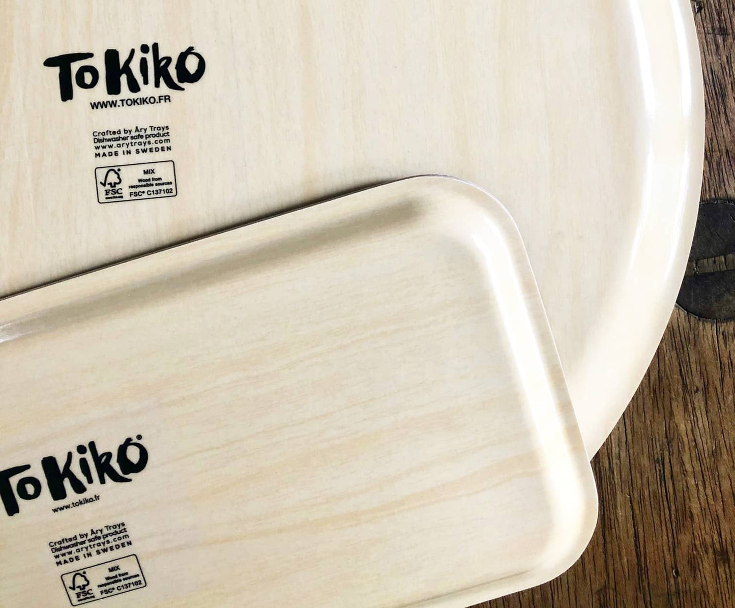 plateau en bois Tokiko