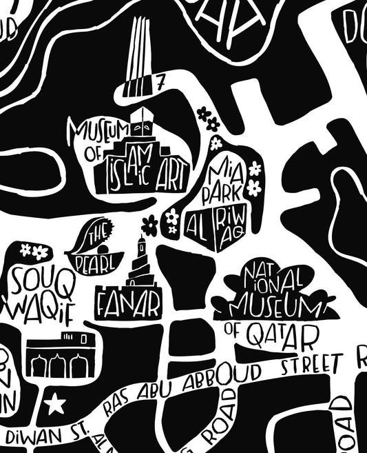 Tokiko x Qatar Museums : dessiner Doha de zéro, musée par musée