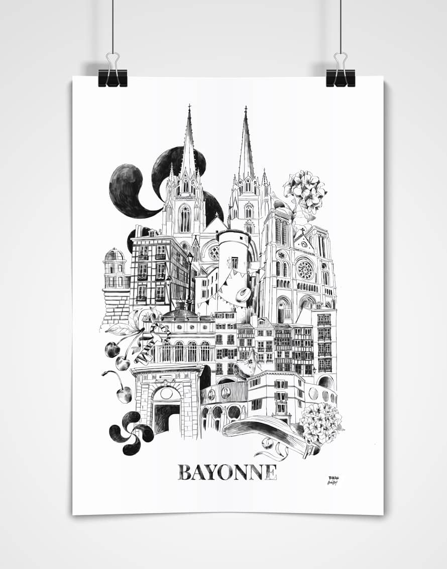 affiche bayonne