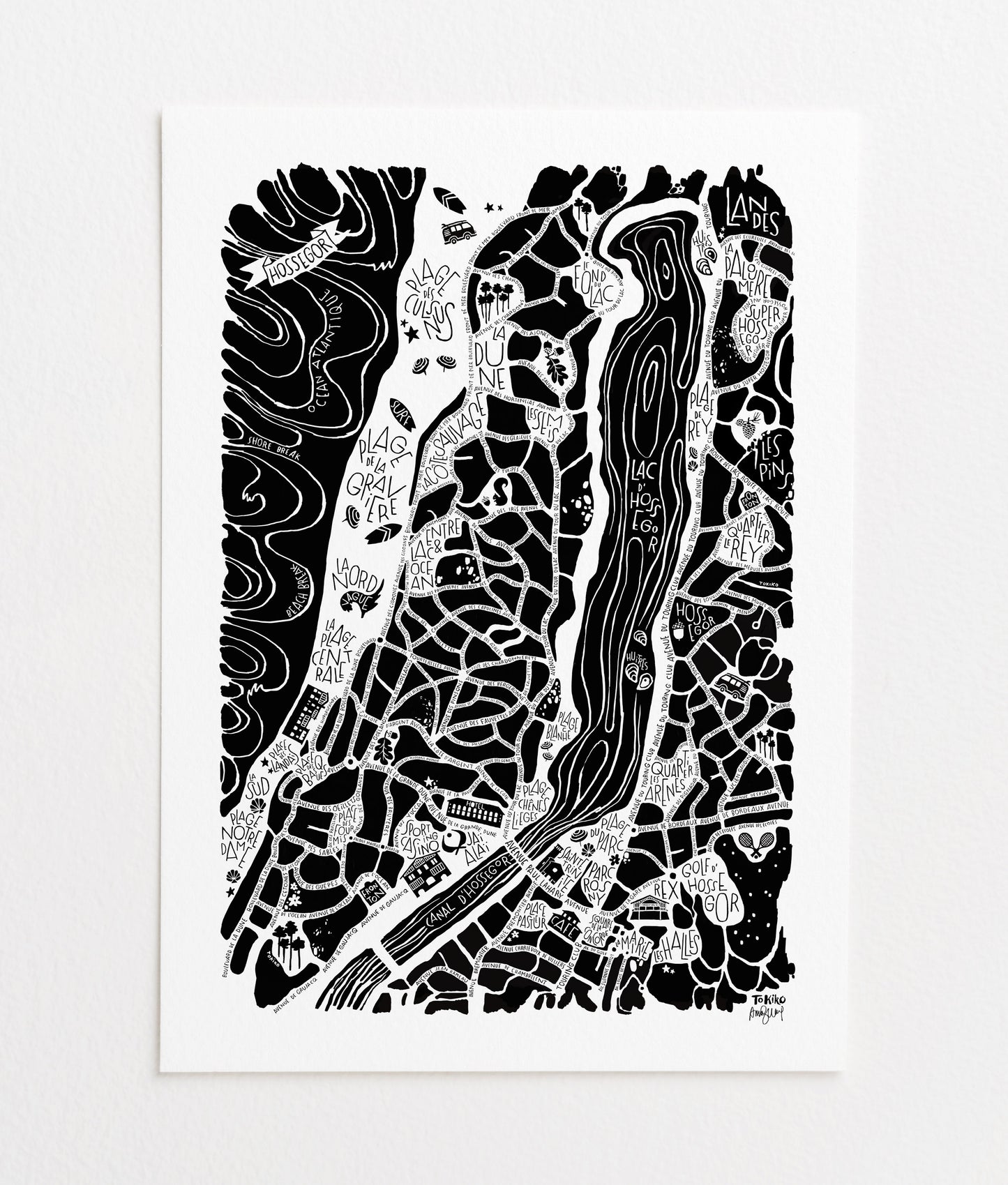 POSTER "Hossegor"