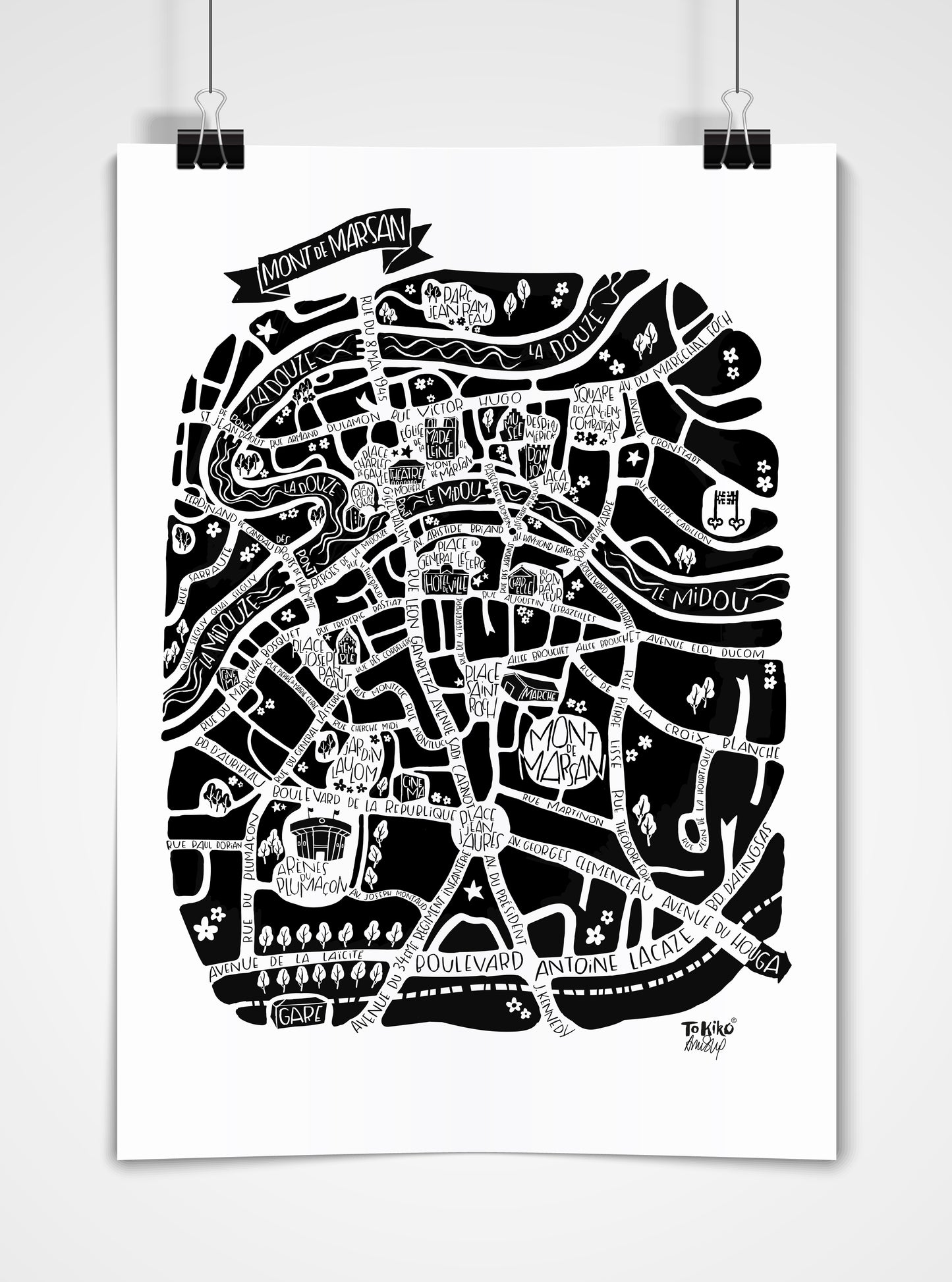 POSTER "Mont de Marsan"