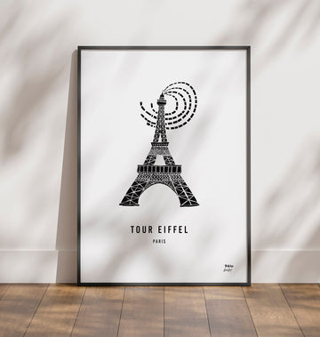 Tour Eiffel Poster de Tokiko