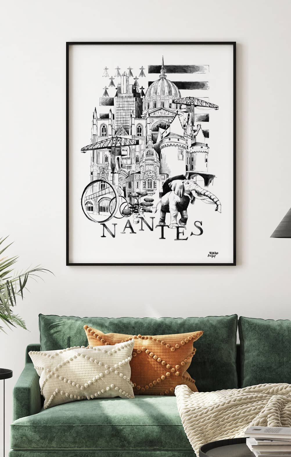 POSTER "Nantes - la Ville"