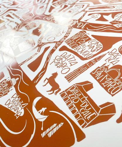 POSTER "Venise" Edition terracotta